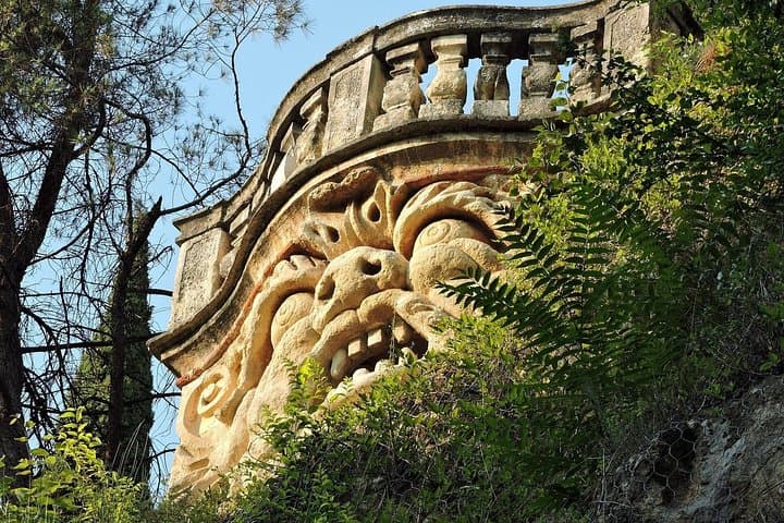 Mask on the hilltop