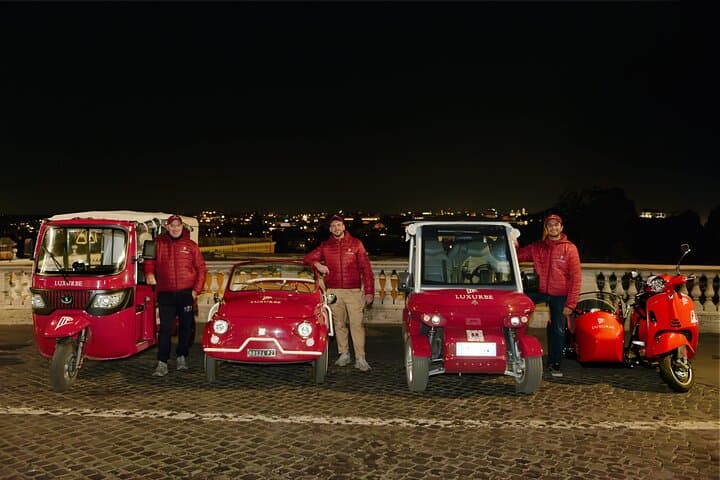 E-Tuk Tour Rome by Night