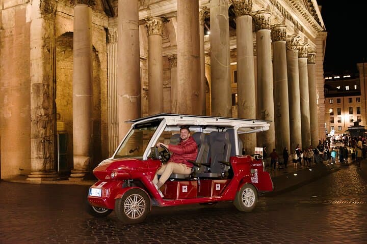 Rome by Night: Golf Cart Tour