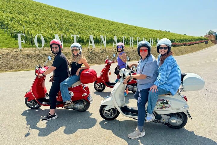 Vespa to Fontanafredda