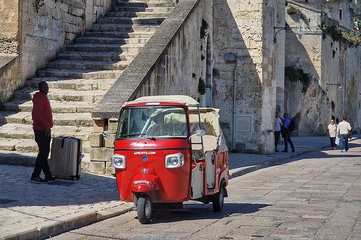 Private guided tour of the Sassi of Matera in Tuk Tuk - 2 hours