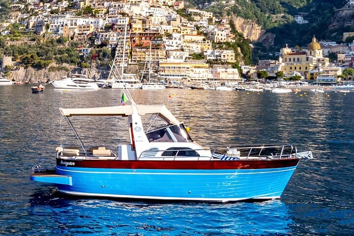 Half-Day Private Amalfi Coast Boat Tour in Classic Gozzo