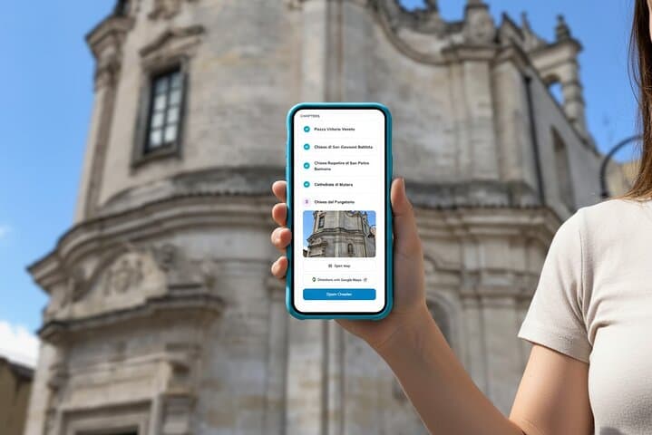 Self Guided Walking Tour of Matera with Audio Guide