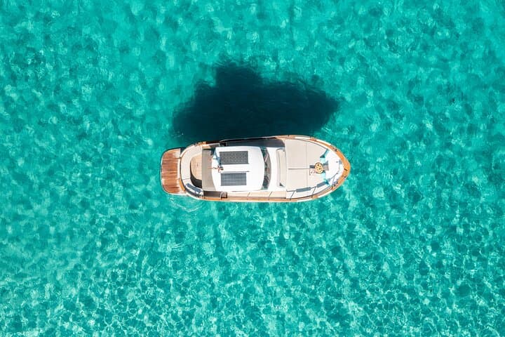 Costa Smeralda Boat Tour by Hybrid Boat with Swim Stops &Aperitif