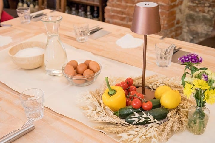 Florence: PRIVATE Family Cooking Class & Wine and Soft Drinks