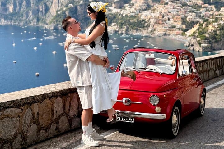 Private Photo Tour on the Amalfi Coast with Fiat 500