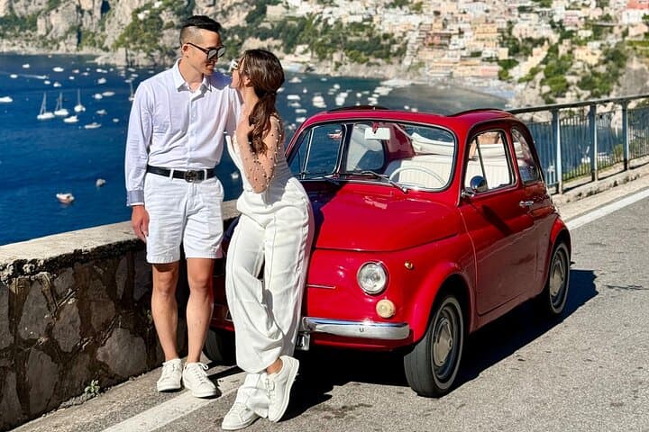 Private Photo Tour on the Amalfi Coast with Fiat 500
