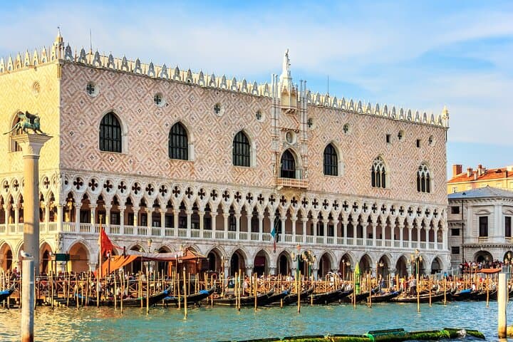 Doge's Palace and St. Mark's Square: The heart of Venetian power facing the lagoon.