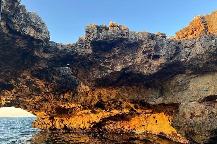 From Bari: Free time and boat tour to the Polignano Caves