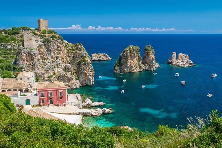 Boat Tour to Zingaro Reserve and Scopello from San Vito Lo Capo