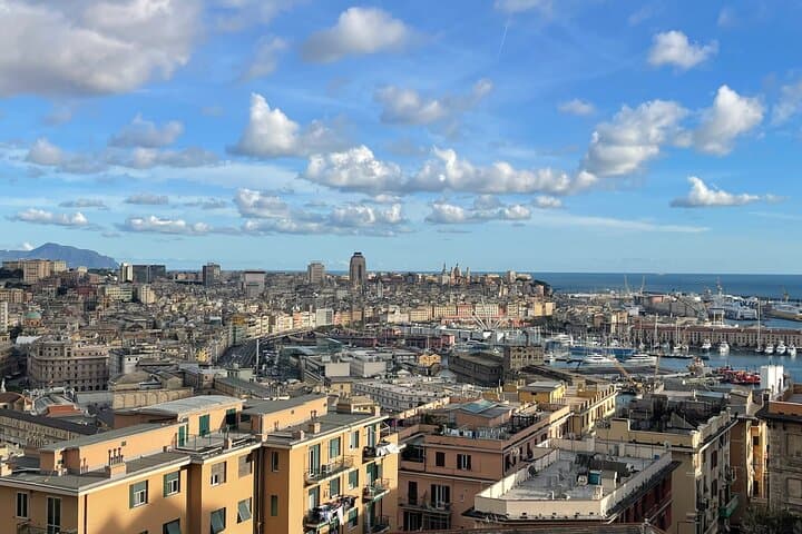 panoramic view on the eastern side, towards Portofino