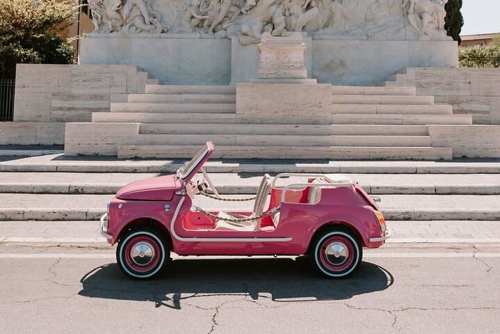 Rome Dolce Vita Tour in Vintage Electric Fiat