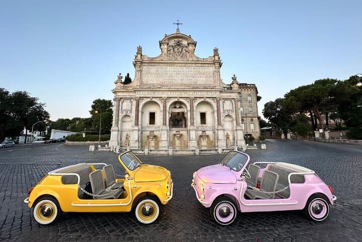 Rome Dolce Vita Tour in Vintage Electric Fiat