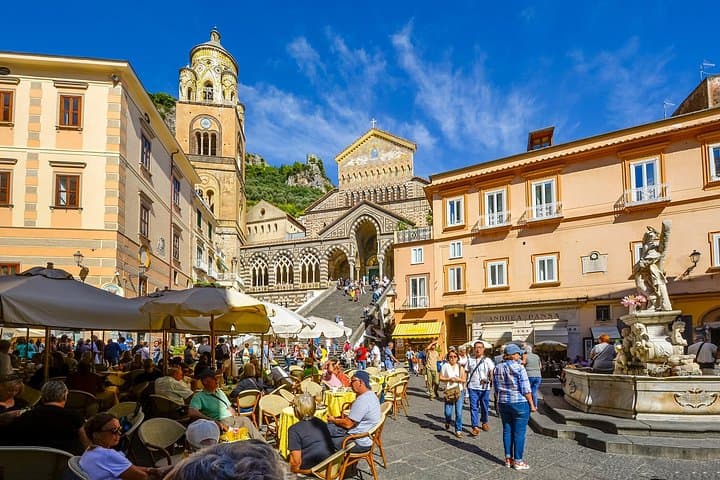 Small Group Amalfi Coast Tour from Salerno in a Mercedes Van