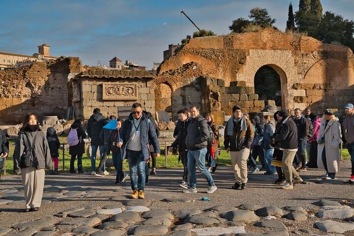 Guided tour at Roman Forum