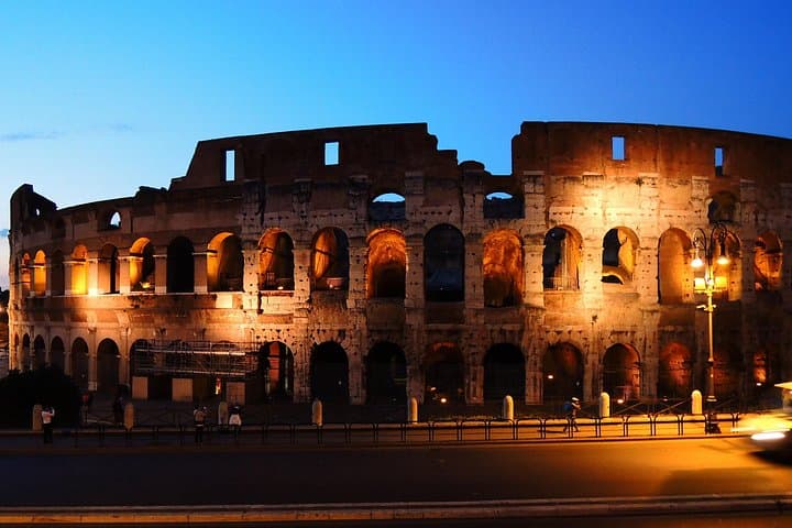 Colosseum at dusk
