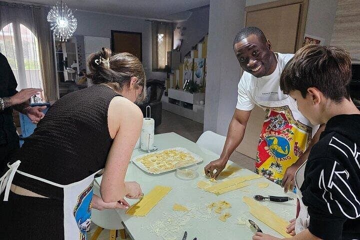 Cooking Class in Taormina Prepare Pasta ,food and drink