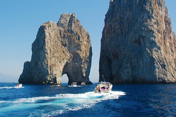 Capri First to Blue Grotto Full Day Small Group from Sorrento