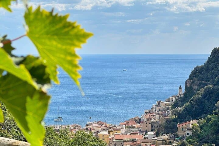 Amalfi Limoncello and Wine Tasting with Sea and Hill Views