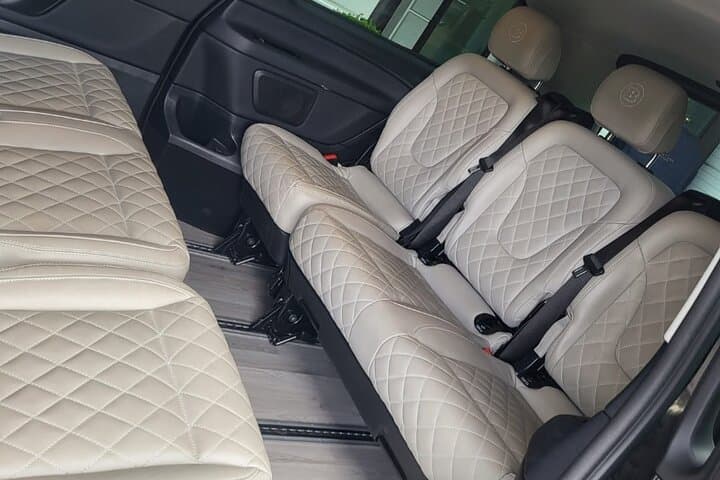 Interior of our van