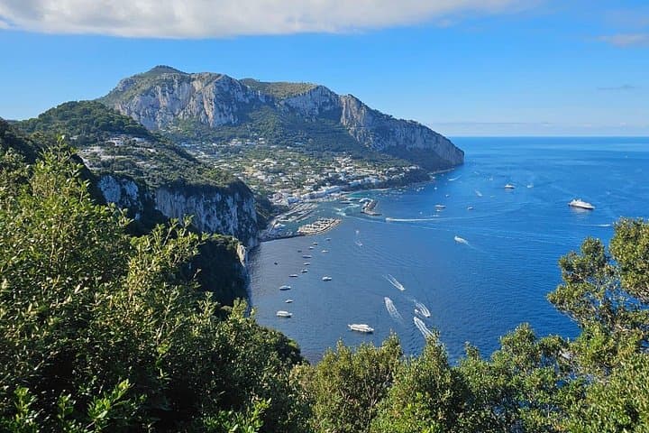 Capri Anacapri with Optional Boat Ride Small Group from Sorrento
