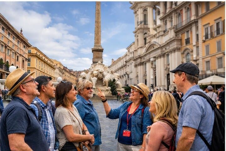 Rome Fountains & Squares Walking Tour–Small Group w/ Local Expert