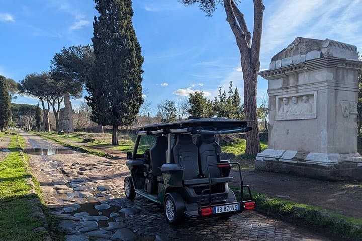 Rome: Appian Way & Catacombs Golf Cart Tour - Shared|Small groups