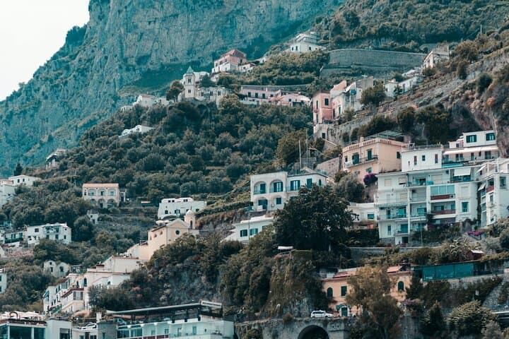 From Rome Pompeii and Coastal Day Tour by Minivan