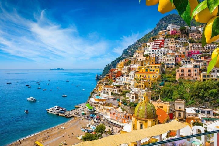 Day Trip from Rome to Pompeii & Amalfi Coast In semi private tour