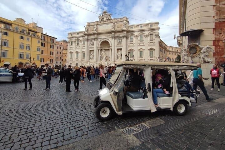the Trevi fountain