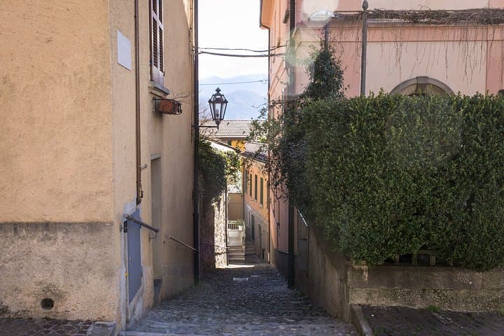 a local street near the host house