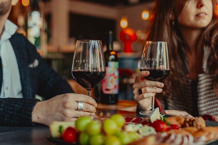 Lunch in a Wine Bar with Local Wine Pairing