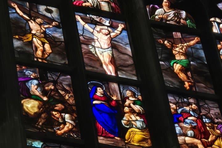 stained glass window