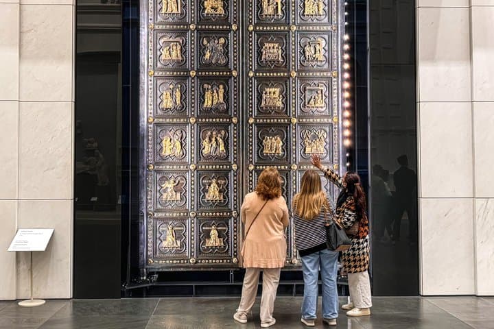 Guided discovery of the original Baptistery doors - small group magic.
