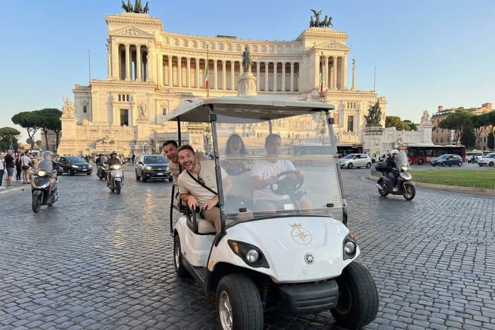 Private Tour of Rome by Golf Cart with Culinary Tasting