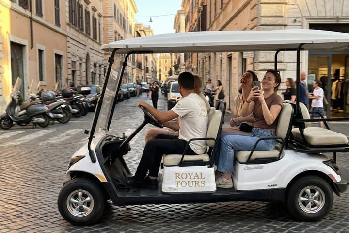 Private Tour of Rome by Golf Cart with Culinary Tasting