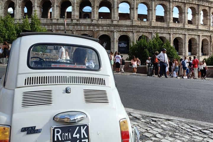 Fiat 500 Evening Tour Discover Rome at Sunset