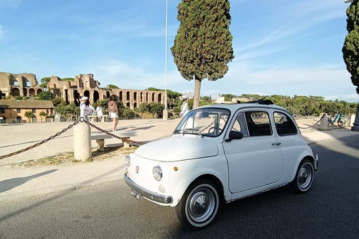 Fiat 500 Evening Tour Discover Rome at Sunset
