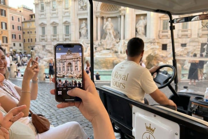Private Tour of Rome by Golf Cart with Culinary Tasting