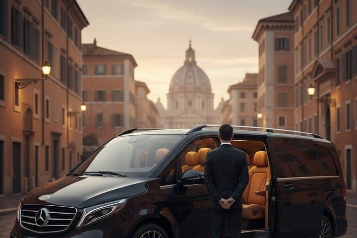 Best of Rome Private Luxury Mercedes Driving Tour
