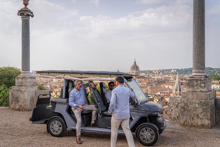 Rome City Center Customizable Private Golf Cart Tour