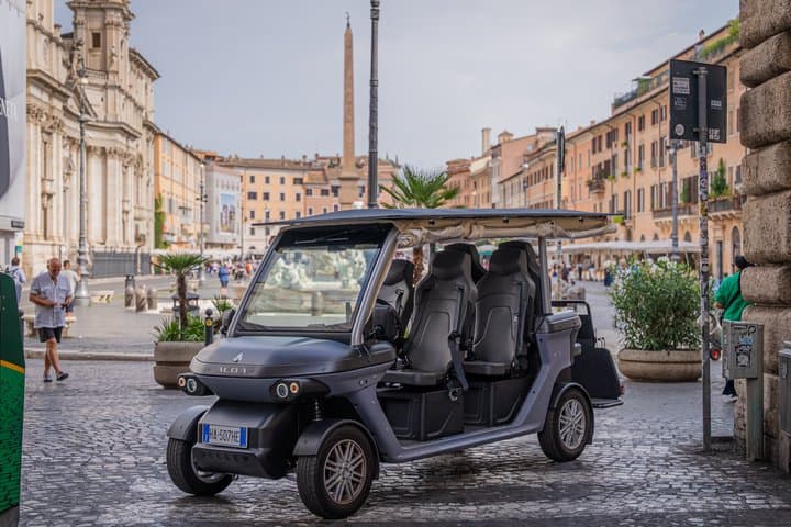 Rome City Center Customizable Private Golf Cart Tour