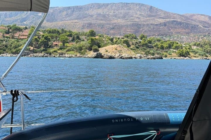 6H Tour with lunch on a sailing boat at the Zingaro and Scopello