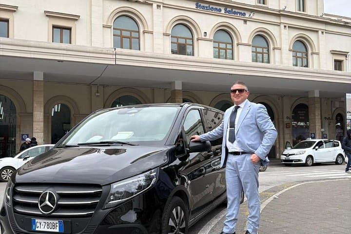 Transfer from Amalfi to Salerno Airport and Stationn