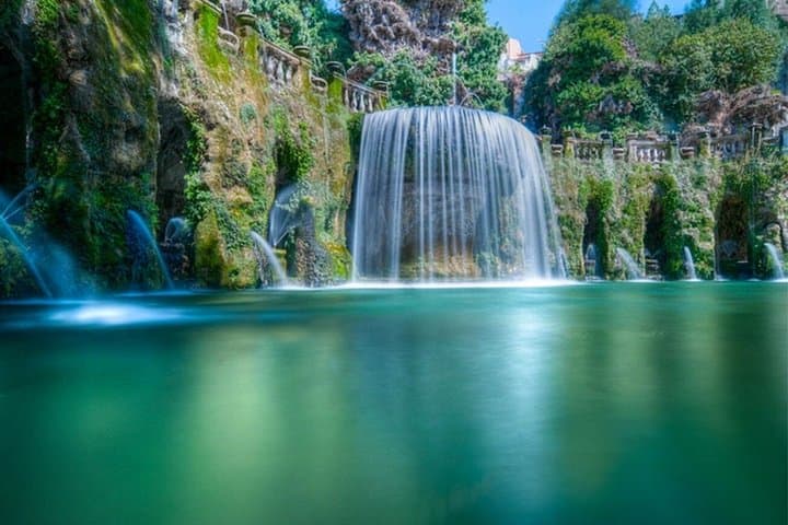 The waterfall