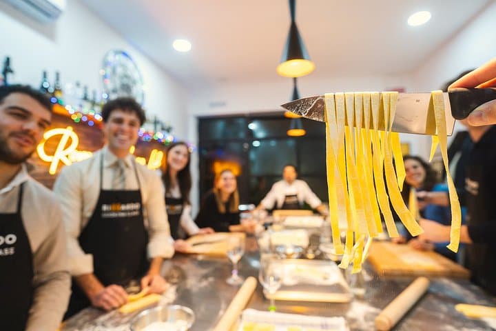 Rome Pasta Making Class with Sauces and Wine Included (gf option)