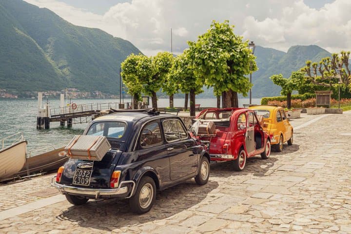 Lake Como Classic Fiat 500 Rental Experience 2h