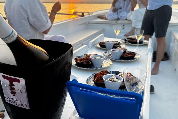 Wine and Waves Sunset Boat Tour in Syracuse with Sicily Wines