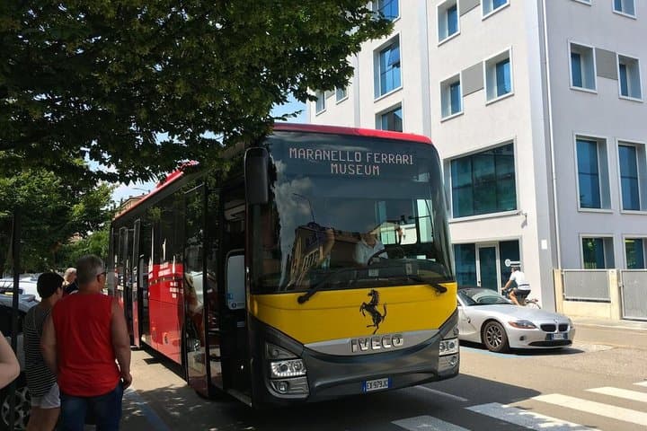 Bus Transfer to Ferrari Maranello and Enzo Ferrari in Modena