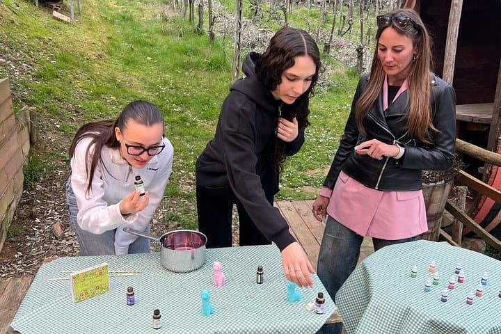 Create your own Soap in Fattoria Tour Cinta and Tuscan Lunch